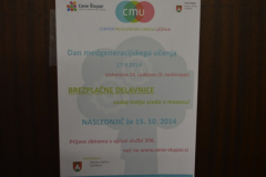 Dan medgeneracijskega učenja - 22. 09. 2014