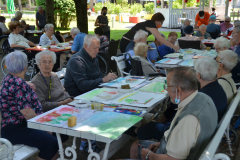 Likovna delavnica v parku