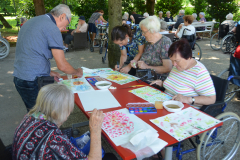 Likovna delavnica v parku