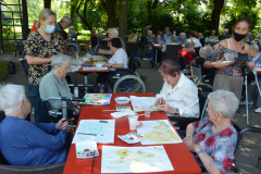 Likovna delavnica v parku